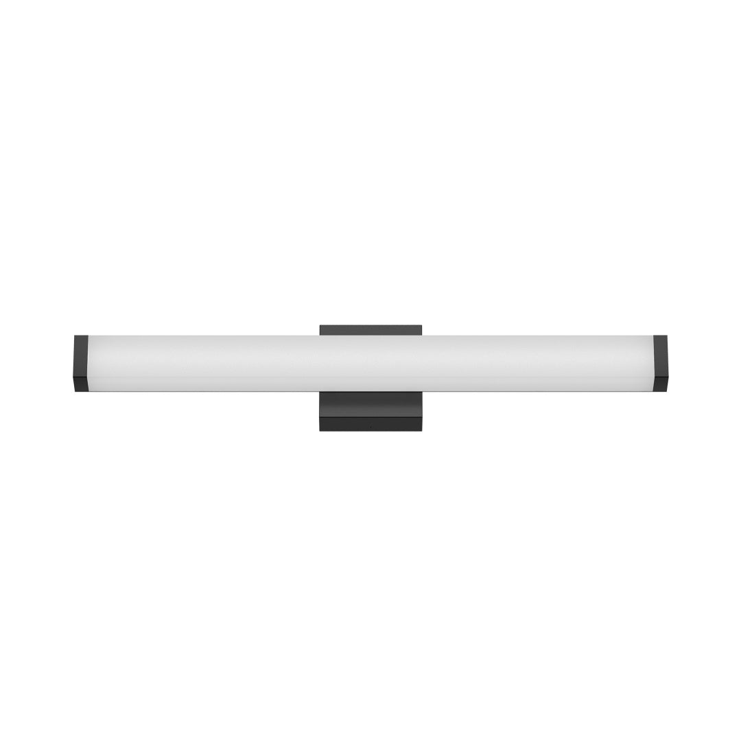 25-Inch Black LED Vanity Light Fixture – Modern Bathroom Lighting