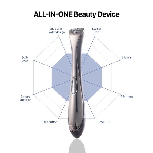 PEARLCARE Eye Lift Wand, Anti Aging at Home Under Eye Skin Care Facial Massager Tool for Dark Circles, Eye Bags, Puffiness, Beauty Device for Face