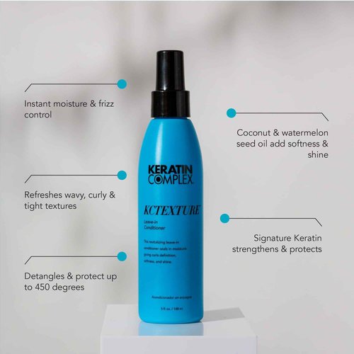 Keratin Complex - Blow Dry Essential Curl Kit - Keratin Obsessed, 5 fl oz + KCTEXTURE Leave-In Conditioner, 5 fl oz