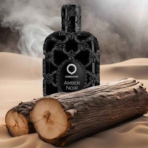 Orientica Luxury Collection Amber Noir Eau De Parfum – Woody, Spicy, Elemi, Fig, Carrot, Lily of the Valley, Cedarwood, Sandalwood, Musk - Arabic Perfume for Men & Women – 2.7oz / 80ml