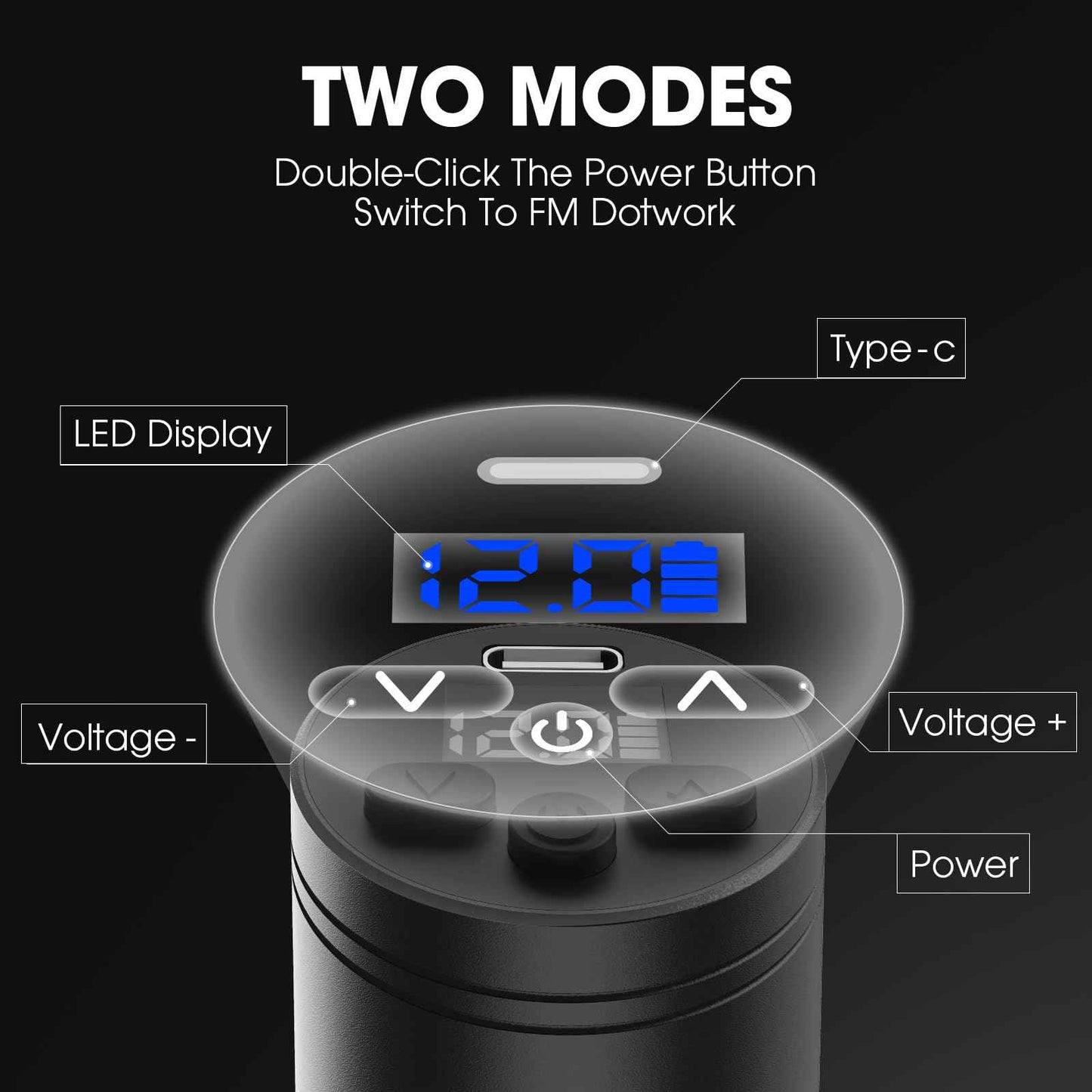 INKin Tatoo Machine Kit for Beginners, Tattoo Gun with 3.5mm Stroke Length for Starters Complete Kit, Ultra-One Wireless Tattoo Machine with 1600mAh Battery and 20PCS Tattoo Needles Assorted