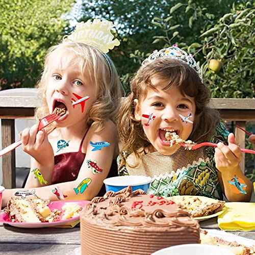 Fighter Jet Temporary Tattoos Stickers for Kids 20Sheet Military Air Force Airplane Party Favors Decoration Supplies Army Themed for Girls Boys Classroom School Gifts Prizes Rewards