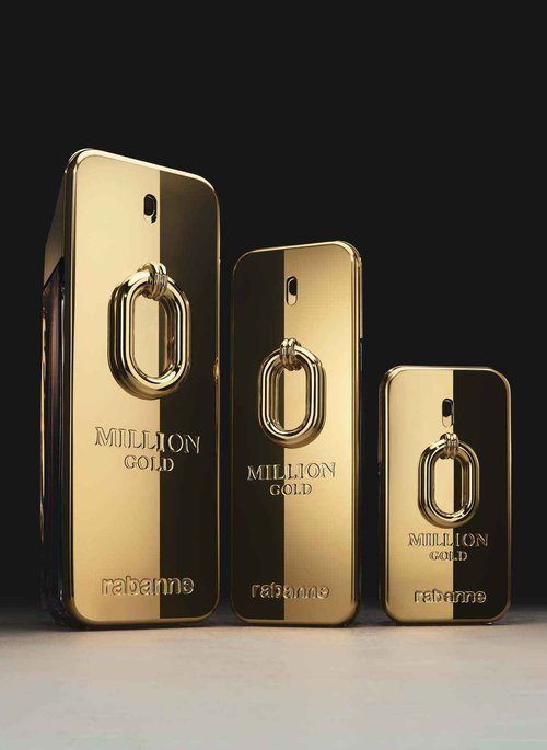 Paco Rabanne Million Gold Intense Eau De Parfum Spray for Men, 3.4 Ounce