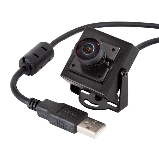 Arducam 1080P Low Light WDR USB Camera Module with Metal Case, 2MP 1/2.8" CMOS IMX291 160 Degree Ultra Wide Angle Mini UVC Webcam Board with Microphone