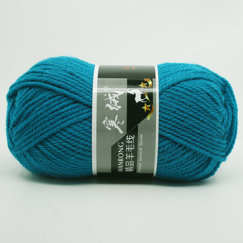 Thick Knitting Yarn Ball for Self-Woven Crafts - Cashmere Wool Material Kit