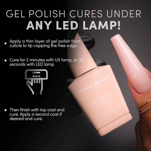 Chaun Legend UV LED Gel Nail Polish Collection Set of 6, Long-Lasting, Quick Dry, High Shine, Professional Salon-Quality Manicure, Earthy Faves