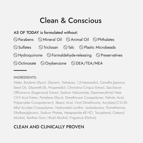 AS OF TODAY R-Peptide Ampoule/Serum | 1% Peptide Anti-Aging Serum | Hydrating Hyaluronic Acid & Vitamin E | Firming, Wrinkles & Deep Moisture | Clean Beauty | Clinically Proven |1 fl oz