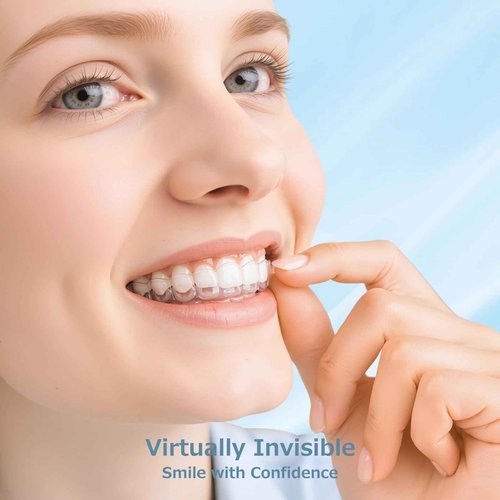 Custom Retainer, Clear Dental Retainers for Upper and Lower Teeth, Replacement Retainer After Braces, Made to Fit Your Teeth Precisely, Nearly Invisible for Daily or Night Use