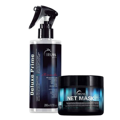 TRUSS Deluxe Prime Hair Treatment Bundle Net Mask Intensive Repair Mask