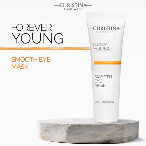 -CHRISTINA- Forever Young Smooth Eyes Facial Mask with Vitamin E | Anti-Aging Eye Care | Moisturizing Face Masks Skincare | Reduces Wrinkles | Rosacea Care | For Dry, Normal, Sensitive Skin 50ml