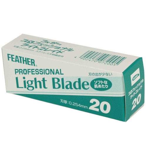 Feather Artist Club ProLight Razor Blades - (5 Pack of 20) - Single Straight Edge Razor Blade Refills for Shaving - For Men, Women, & Barbers