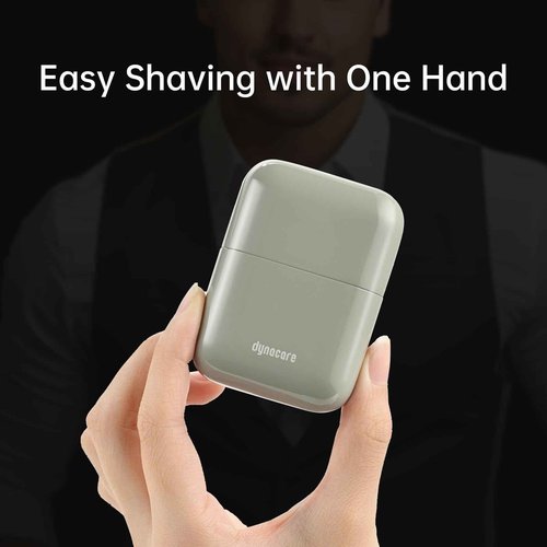 Mini Steel Electric Foil Shavers for Men: Upgraded Mini Electric Razor– Portable Travel Shaver with IPX7 Waterproof, Ultra-Long BatteryLife, and Triple Blade Technology Mini Razor (Storm Gray)