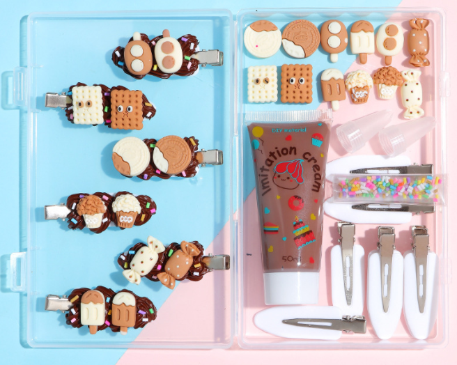 DIY Hair Clips & Hairpins Material Pack for Creative Hair Accessories