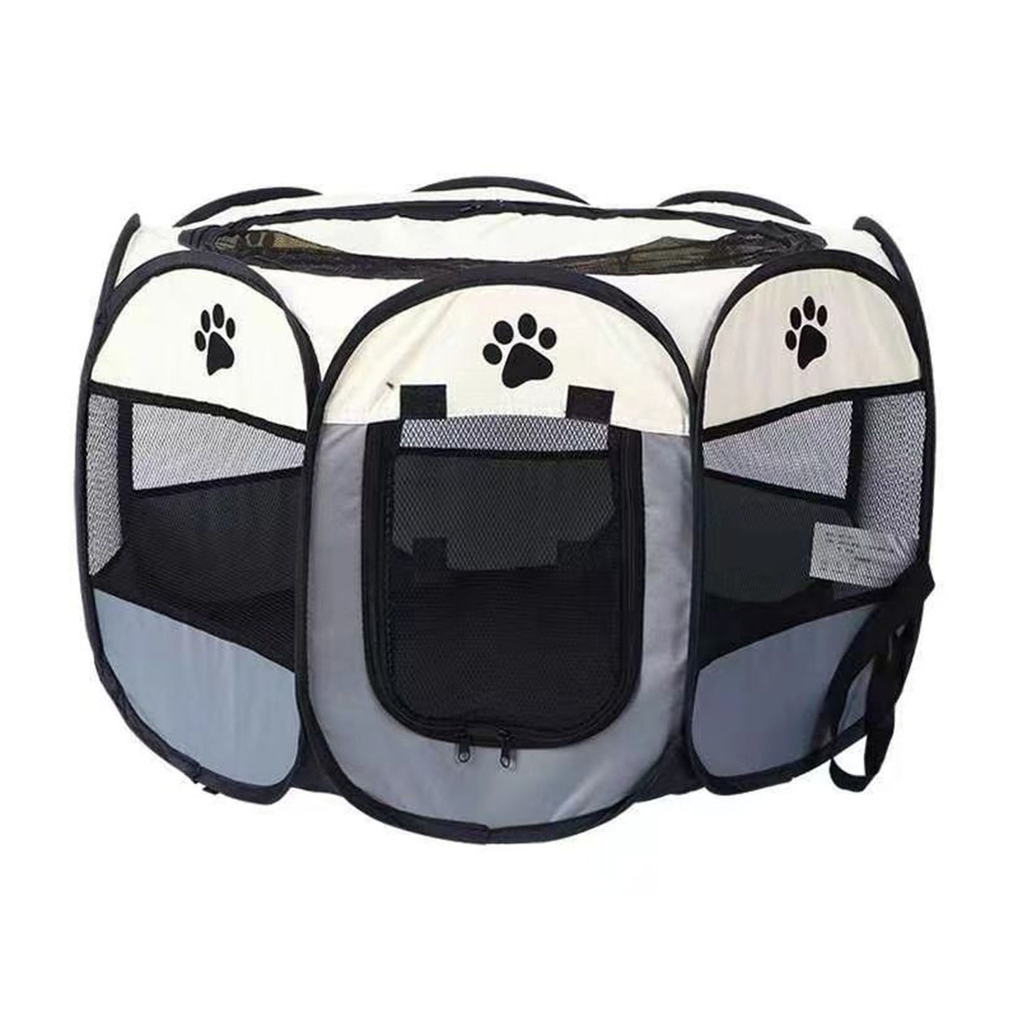 Portable Breathable Dog & Cat Crate Foldable Soft Kennel 72x43cm