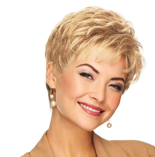 hairuwear Eva Gabor Acclaim Short Layered Average Size Comfort Cap Wig, Honey Mist
