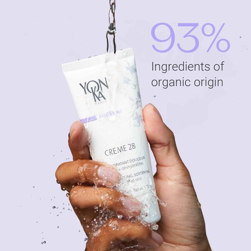 Yon-Ka Crème 28 | Soothing & Nourishing Daily Face Moisturizer with Quintessence, Olive Oil & Vitamins C & E | Hydrating & Softening Cream for Dry & Dehydrated Skin | Paraben-Free | 1.79 fl oz
