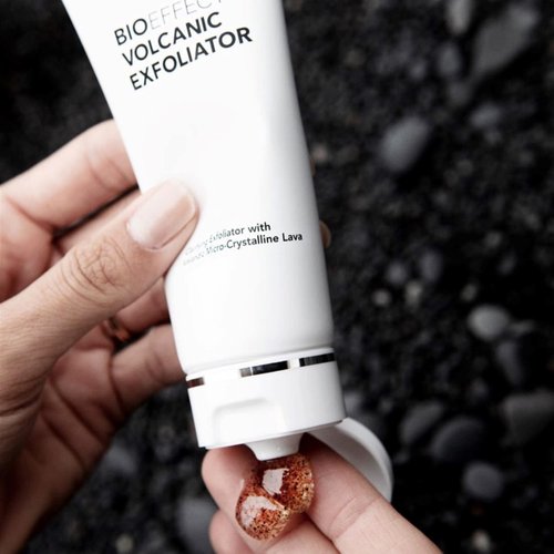 BIOEFFECT Volcanic Exfoliator Face Mask, Gentle Facial Scrub of Lava Crystals