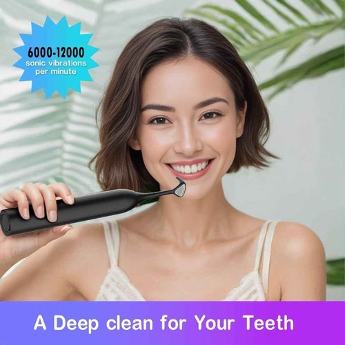 Voraiya Electric Flosser for Teeth Electric Flosser Dental Floss 3 Modes + 50 Replacement Heads Rechargable Ultrasonic Power Flossing for Teeth Adults & Kids