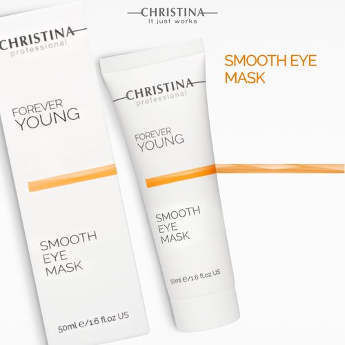 -CHRISTINA- Forever Young Smooth Eyes Facial Mask with Vitamin E | Anti-Aging Eye Care | Moisturizing Face Masks Skincare | Reduces Wrinkles | Rosacea Care | For Dry, Normal, Sensitive Skin 50ml