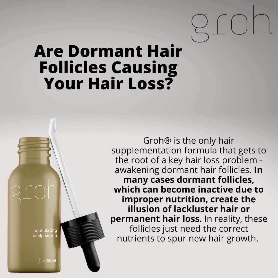 Groh Stimulating Scalp Serum, 2.8 Fluid Ounce