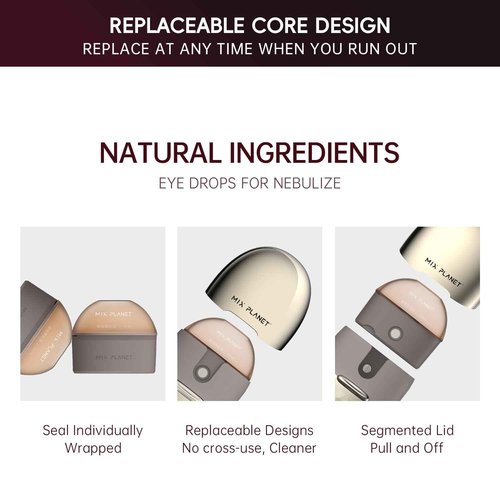 Nano Mist Eye Steamer,Heated USB Nano Eye Mist Sprayer for Dry Eye,Portable Eye Moisturizer and Soother,Electric Mist Sprayer with Warm Compress for Stye Relief (Ultrasonic Microporous Nebulizer kit)