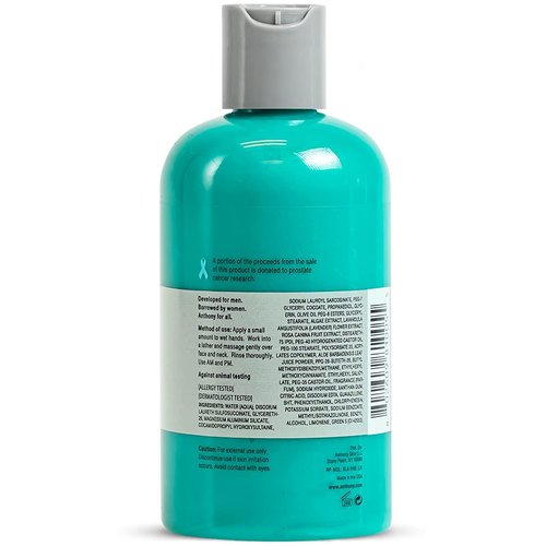 Anthony Day Cream SPF 30, 3 Fl Oz Algae Facial Cleanser, 8 Fl Oz.