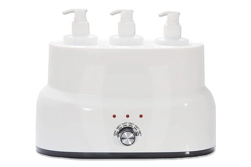 AMETHYST LAKE Oil Warmer Dispenser, Plug-in Electric Warmer Oil Dispenser, 3-Bottles Lotion Warmer, Message Oil Heater for Home & Professional Spa Supplies.