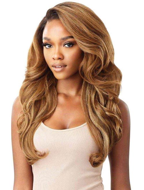 Outre Perfect Hair Line Synthetic 13x6 Faux Scalp Lace Front Wig - JULIANNE 24 (DR4/GDNHNBL)