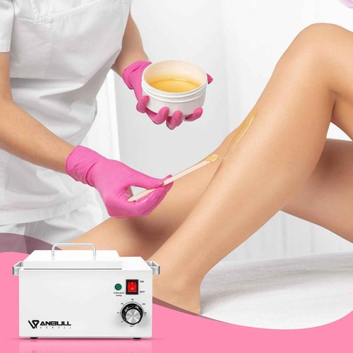 Upgrade BUT2.5L-I Non-stick Large Wax Pot, Anbull Single Professional Wax Heater for Hair Removal - Easy to Clean Waxing Machine