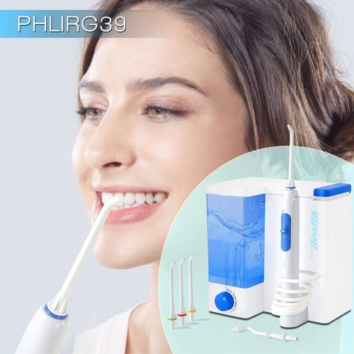 PyleHealth Dental Floss Water Flosser,UltraClean Floss Irrigation System,Waterpik,Bathroom Accessories,Adjustable Water Pressure,Lab Tested,Handheld Mouth Wash Irrigation System,Nozzle Attachme