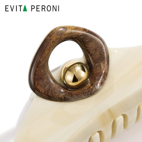 EVITA PERONI Large Hair Clips for Women Geometric Design Hair Claw Clips for Thin Thick Curly Hair Big Clips Strong Hold clips Hair Styling Accessories