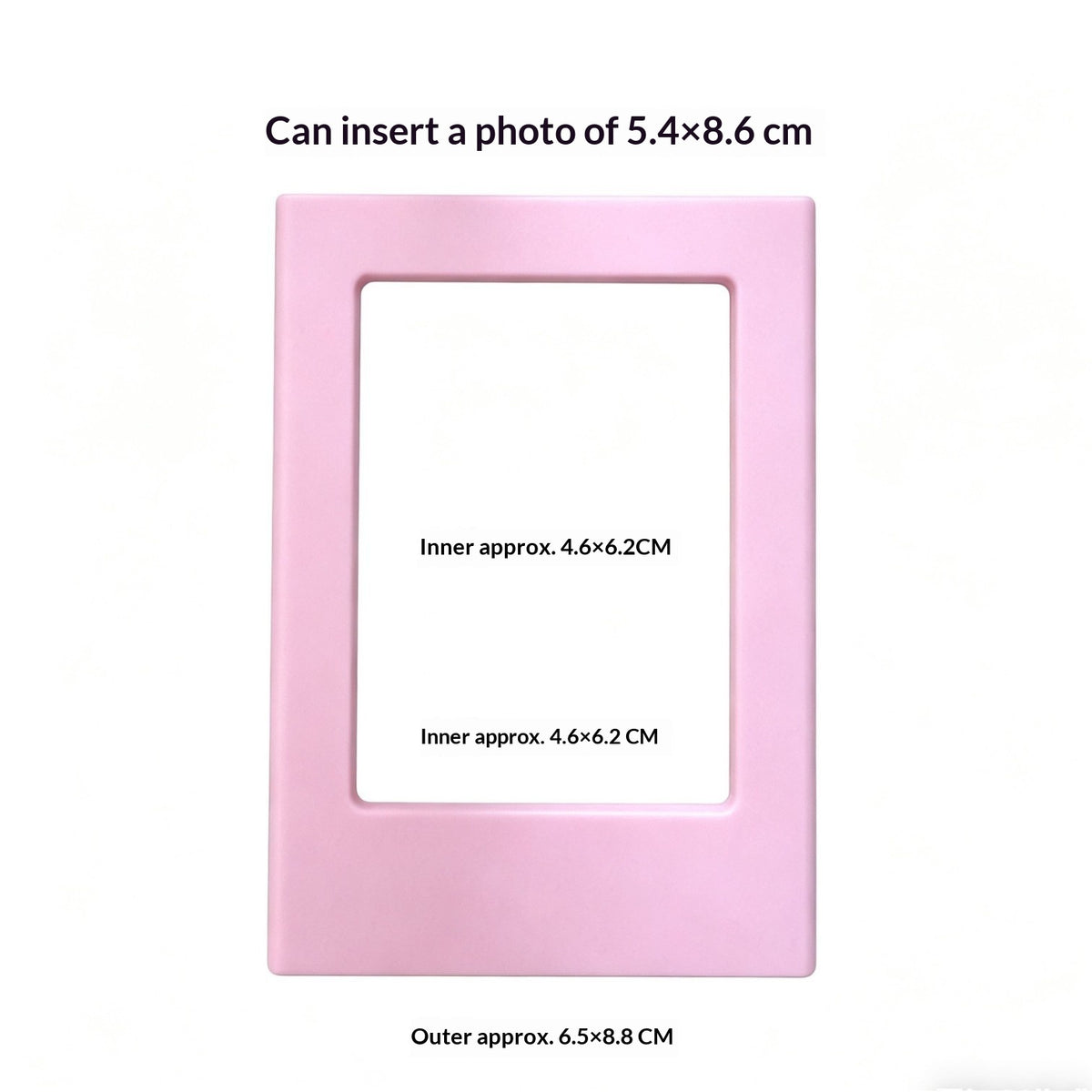 Magnetic DIY Transparent Photo Frame 3-inch for Home & Office Decor
