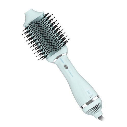 Taiff - Blow Dryer Brush | 2-in-1 Volumizing Hot Air Brush with Ion & Tourmaline Technology | 1200W DC Motor for Fast Drying & Styling | Detachable Head, Advanced Bristles, Monovolt Safety