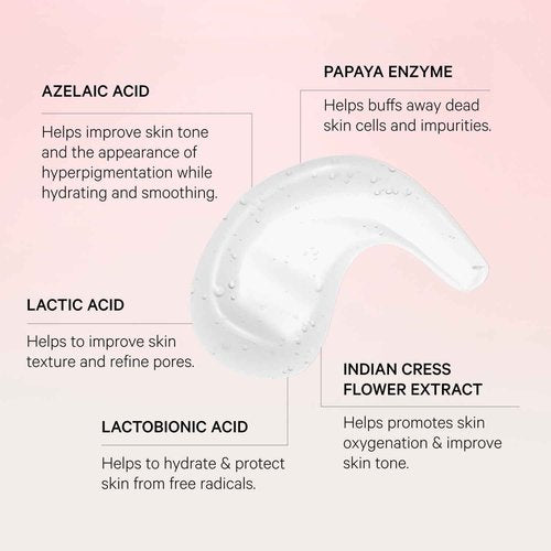 MZ SKIN Cleanse & Clarify Dual Action Cleanser & Mask 3.4 fl oz | Exfoliating AHA & Papaya Enzyme Face Wash | Smooths Texture, Refines Pores & Brightens