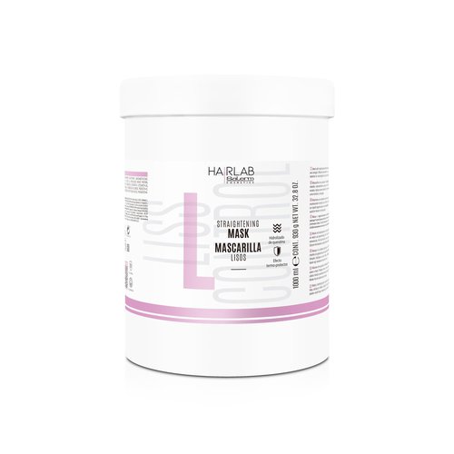 SALERM - Smoothing Hair Mask - Lisos Hair Lab - 1000 ml - Perfect Smoothing for Unruly Hair - With Hydrolyzed Keratin and Coconut Oil - Heat Protector for Hair - Eliminates Frizz