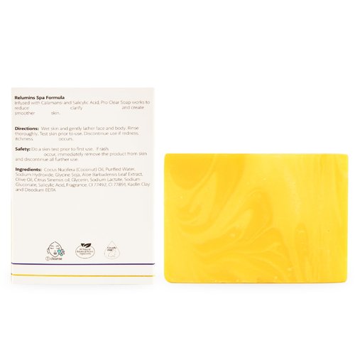 Relumins Authentic Professional Clear Soap with Calamansi & Salicylic Acid – Holidays Deep Cleansing & Exfoliating Bar for Smooth, Refined, and Balanced Skin – 135g x 10 Bars