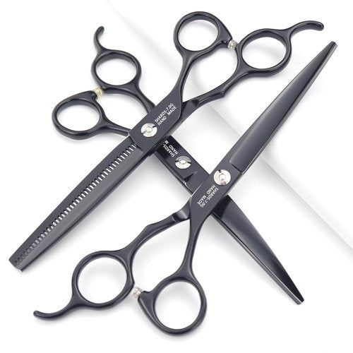 6/7 Inch Hairdressing Scissors Set Barber Shop Hair Scissors Styling Tools (7-inch 3pc)