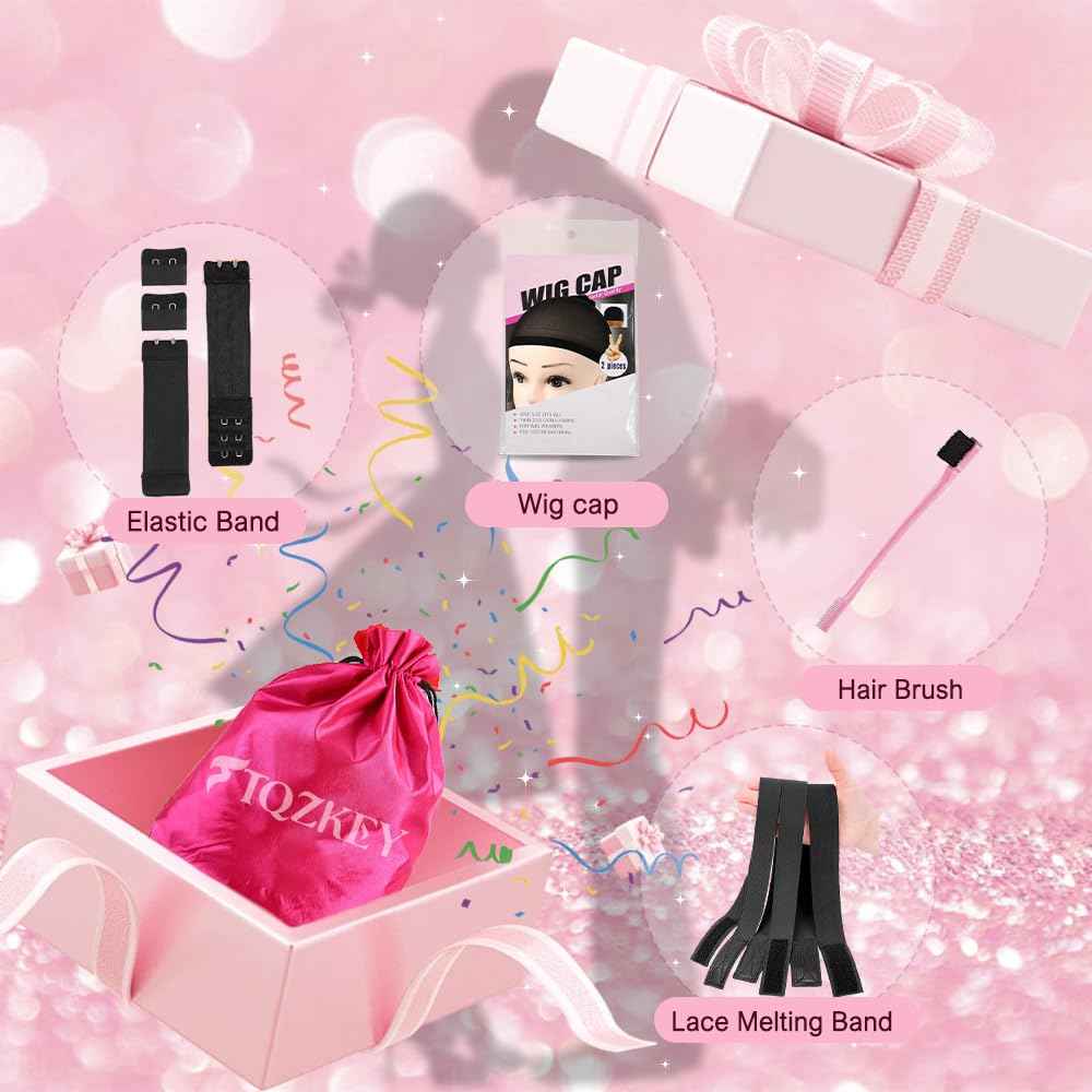 34 Inch Highlight Curly Wig Human Hair 9x6 Deep Wave HD Lace Front Wigs Human Hair 4/27 Colored Deep Curly Lace Frontal Wigs C Part Wig for Woman Pre Plucked with Natural Hairline 220% Density