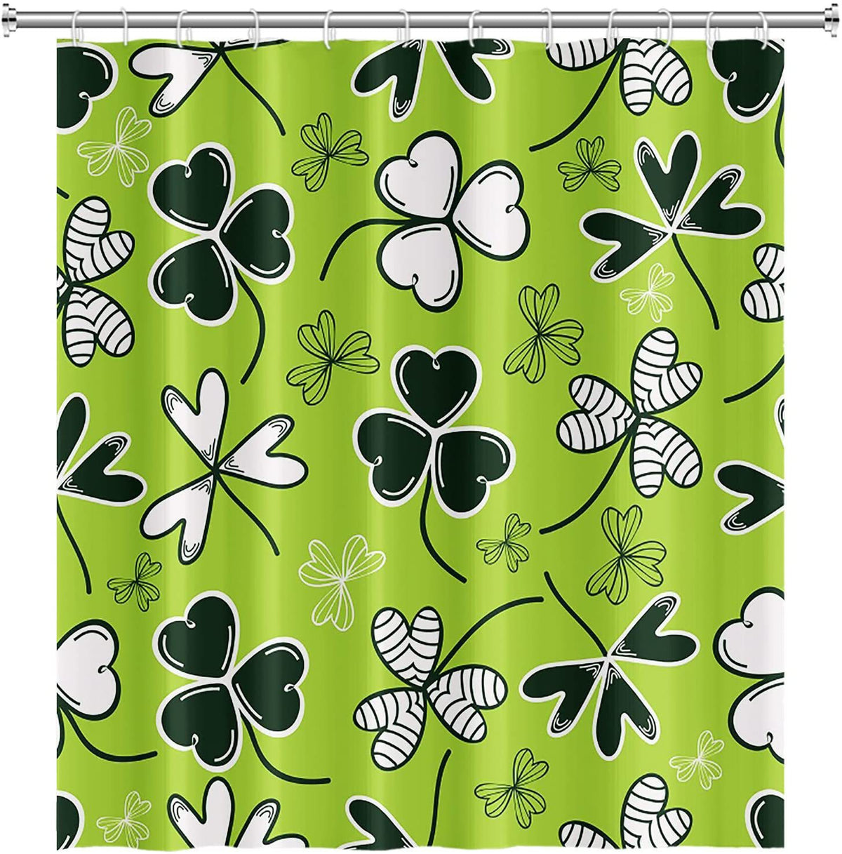 Waterproof Digital Printing Shower Curtain - Holiday Series Modern Bathroom Decor