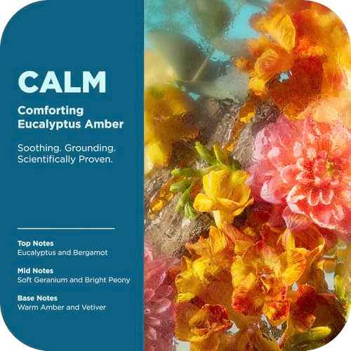 OLLY Calm Body Lotion-Serum with Hyaluronic Acid, Adaptogens & Vitamin B3? Nourishing Cleanser for Skin Barrier Repair, Deep Hydration, Eucalyptus Amber Scent, 8oz