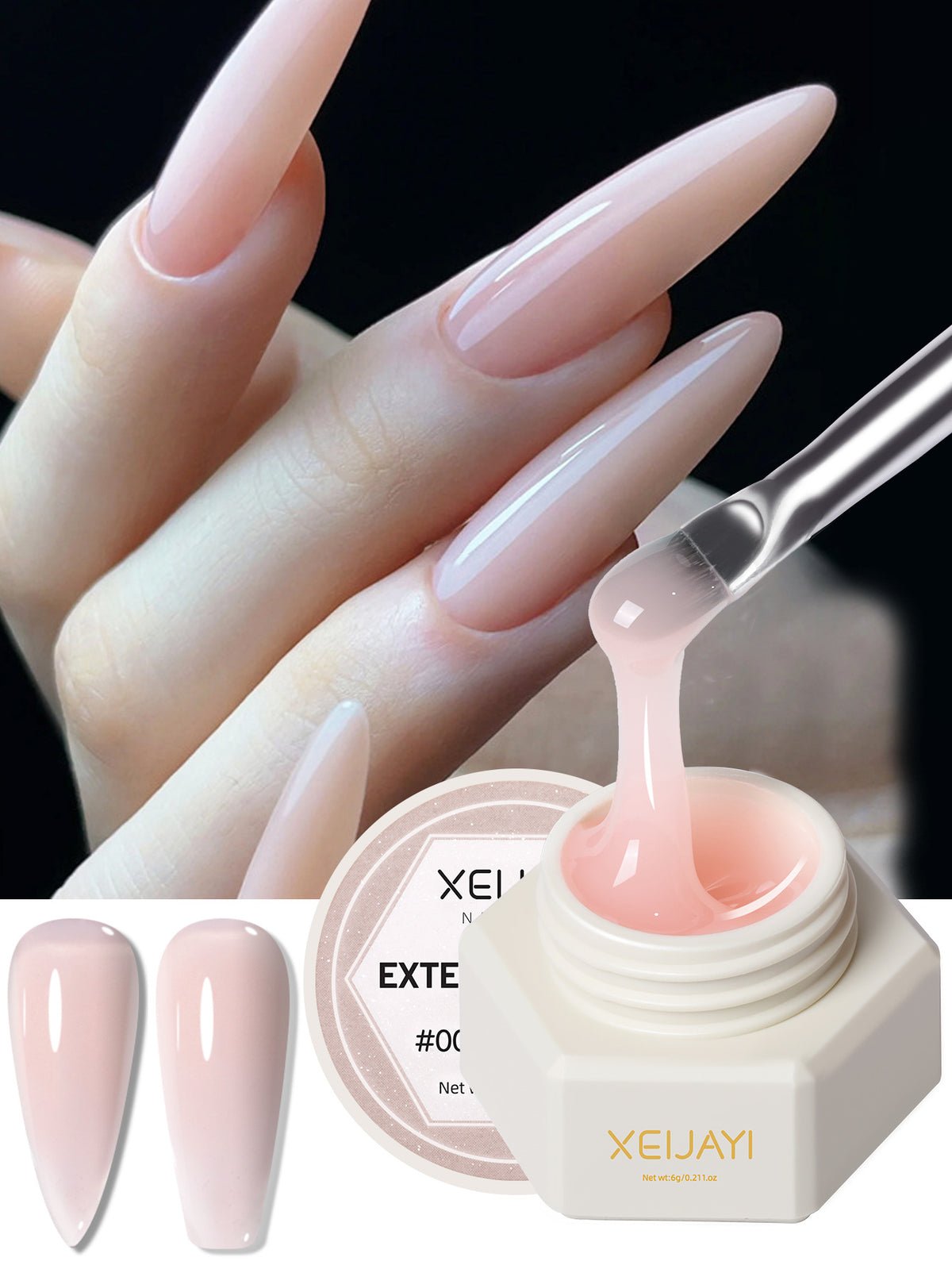 Canned Nail Extension Gel Solid Sculpting Nail Art Kit - Multiple Specifications