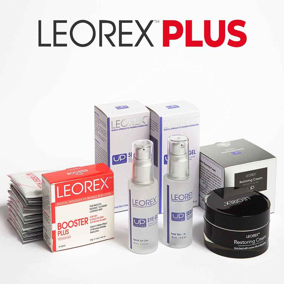 LEOREX Booster Plus Anti-Wrinkle Tightening for Dry Skin - Ultra Cream Repair for Anti-Aging, Instant Age Eraser Firm Cream, Intensive Lift Firming Creams, Reduces Fine Lines & Wrinkles - 10 Pack