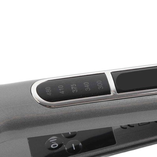 ANGGREK Hair Straightener Multigear Adjustment 480°F Ceramic Iron EU Plug, Sealing, Alloy Plate, Tourmaline Ceramics Material, Even Heat Distribution for Silky, Shiny Hair