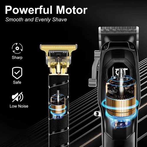 LQT Professional Hair Clippers for Men,Professional Barber Clippers and Trimmer Set,Mens Cordless Clipper, Electric Hair Cut Machines,Cordless Mens Grooming Kit for Face, Hair, Gifts