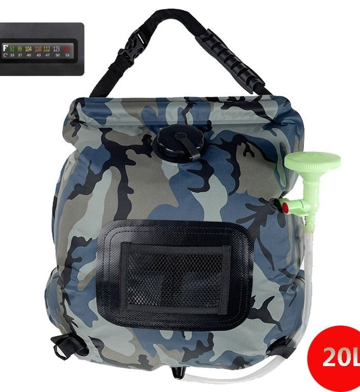 20L Outdoor Solar Water Storage Bag for Camping & Hiking