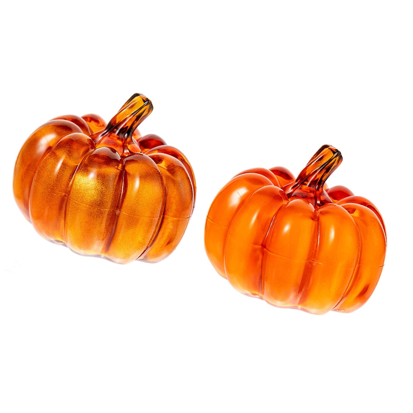 2PCS LED Pumpkin Lamps - Battery Powered Holiday Decor for Indoor & Outdoor