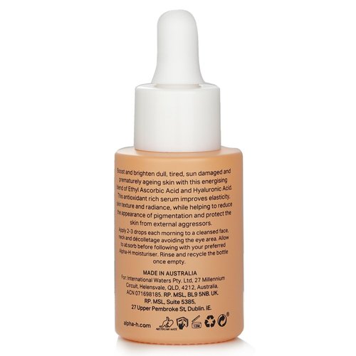 ALPHA-H | Vitamin C Serum with 10% Ethyl Ascorbic Acid | with Hyaluronic Acid | Improves Dull Complexion