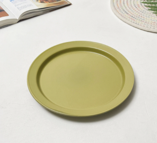 8-Inch Ceramic Plate Set for Kitchen Storage - Multiple Styles