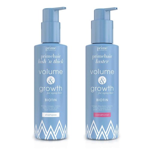 PRIME PROMETICS The Volumizing Radiance Bundle – PrimeHair Lush N' Thich Shampoo and PrimeHair Luster Conditioner Bundle