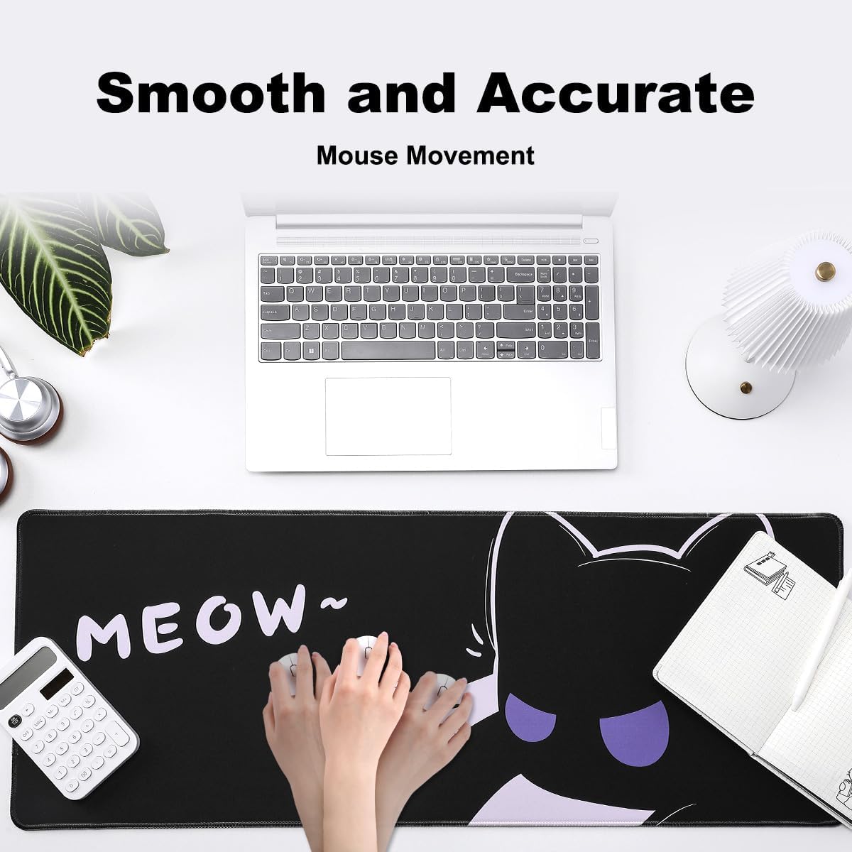 YUNZII X98 QMK/VIA Wireless Mechanical Gaming Keyboard(Pink, Snow Switch), Gaming Mouse Pad(Cool cat, 31.49'' x 11.8'')